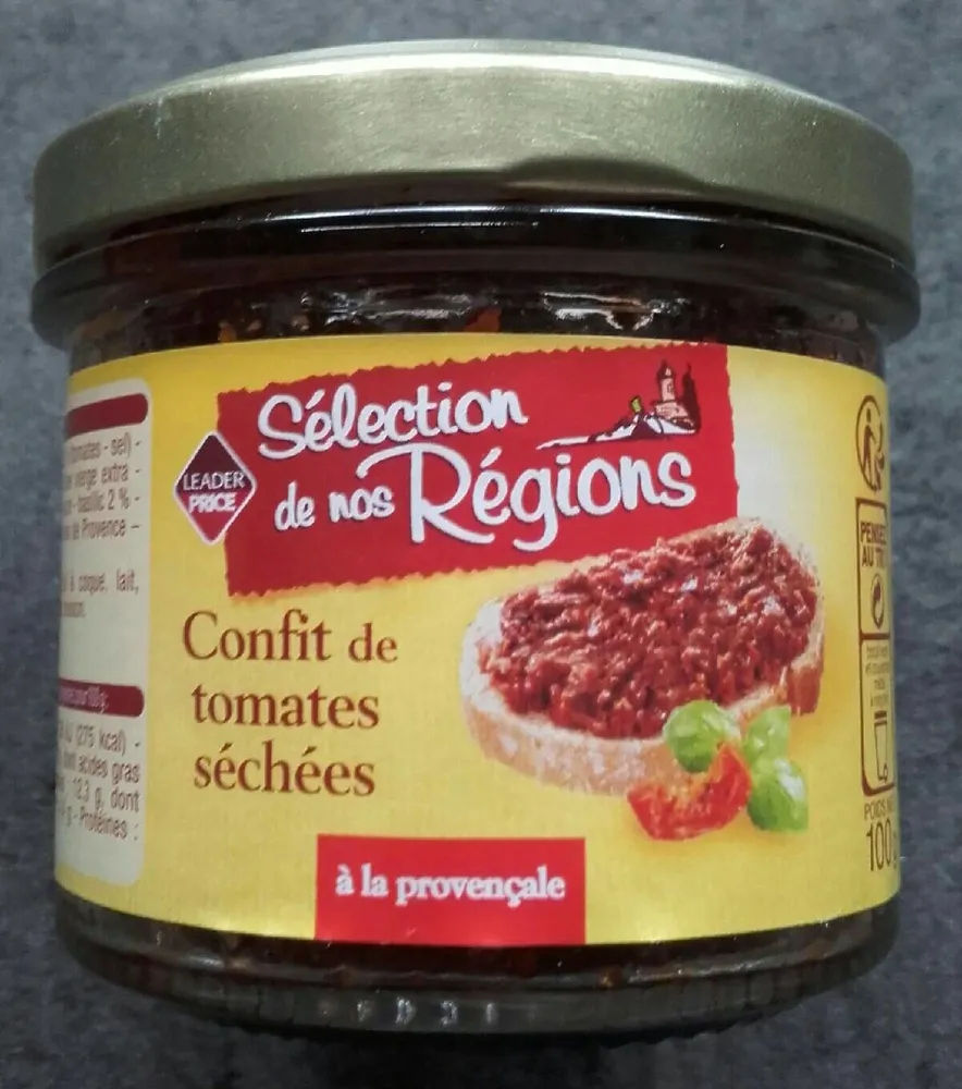 Confit de tomates séchées à la provençale