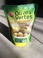 Olives Vertes farcis à la pâte d'anchois