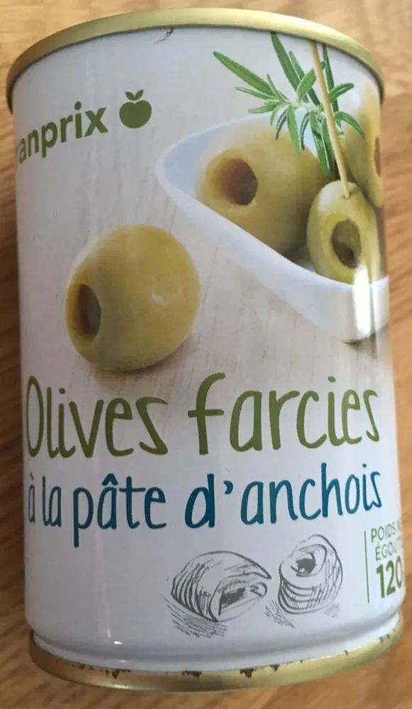 Olives farcies a la pate d'anchois