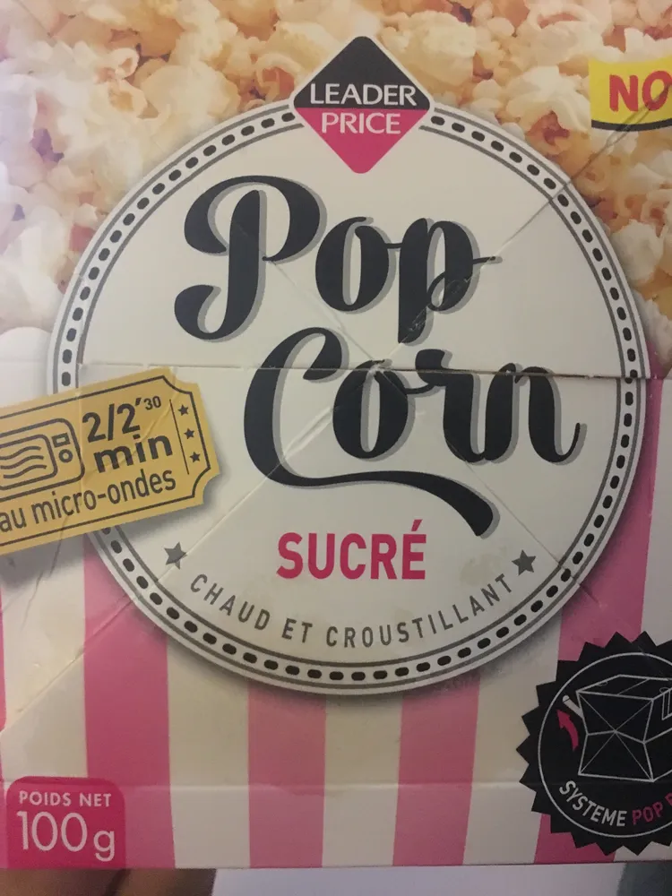 Pop Corn sucré