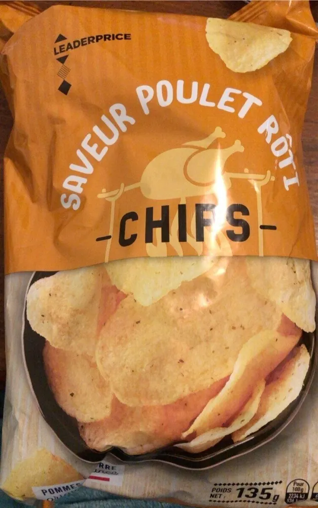 Chips saveur poulet roti