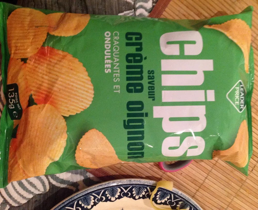 Chips crème oignon