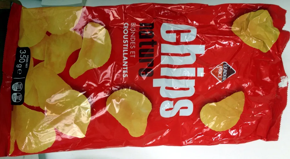 Chips nature blondes et croustillantes