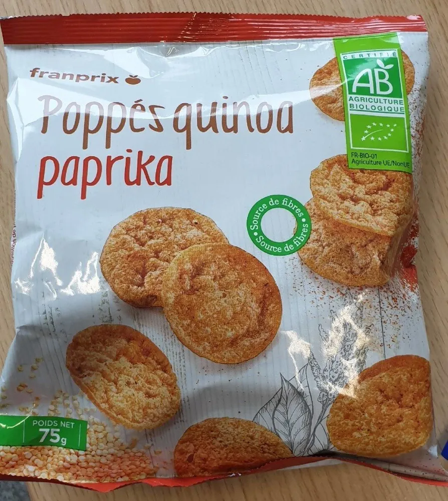 Pompes quinoa paprika