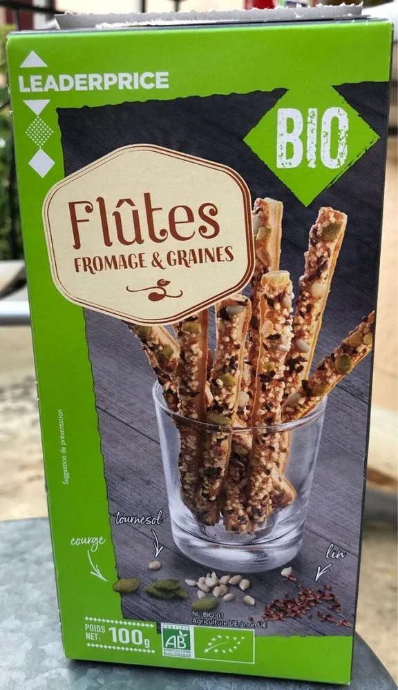 Flutes Fromage & Graines