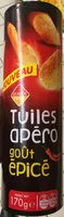 Tuiles apéro goût épicé