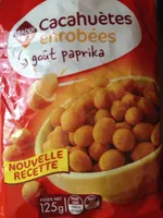 Cacahuètes enrobées goût paprika