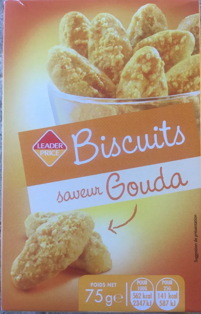 Biscuits saveur Gouda