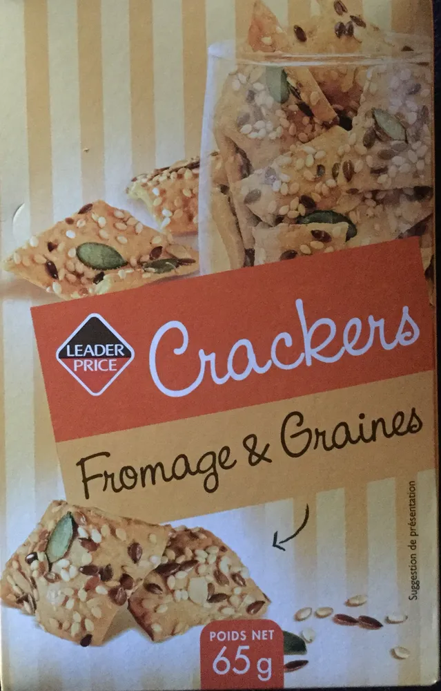 Crackers fromages & graines