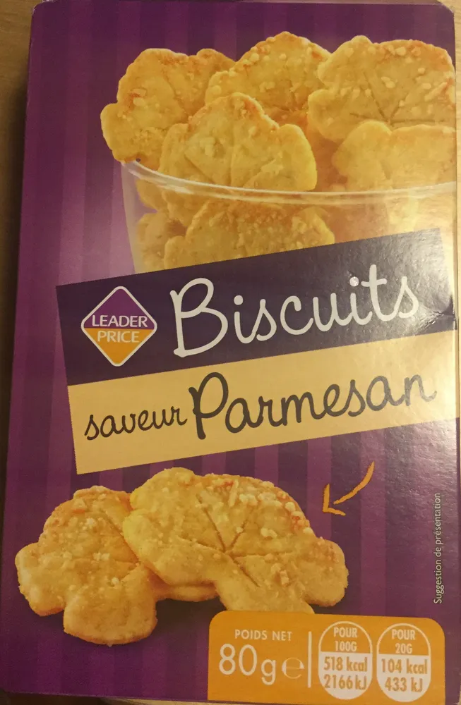 Biscuits saveur Parmesan