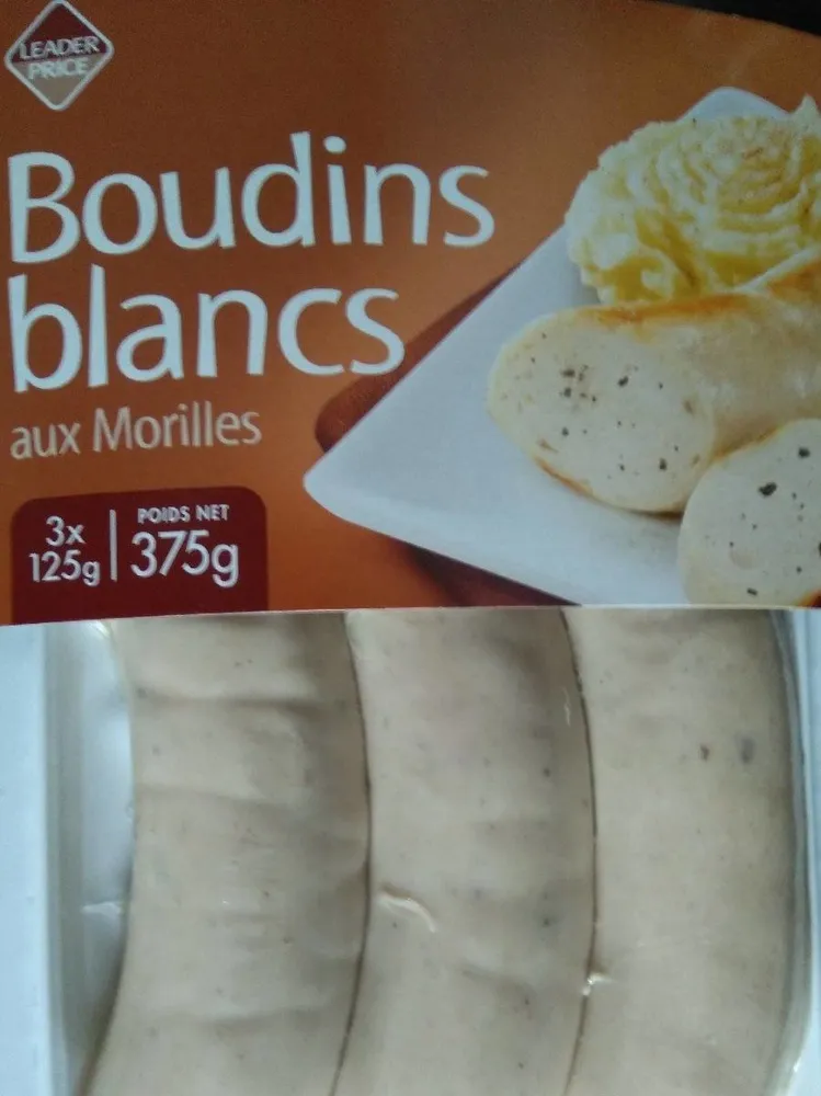 Boudins blancs aux Morilles