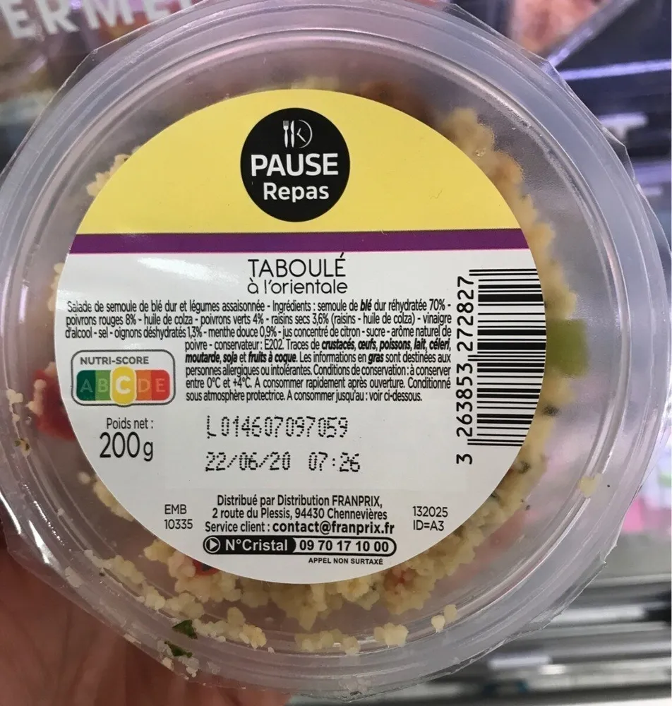 Taboulé a l'orientale