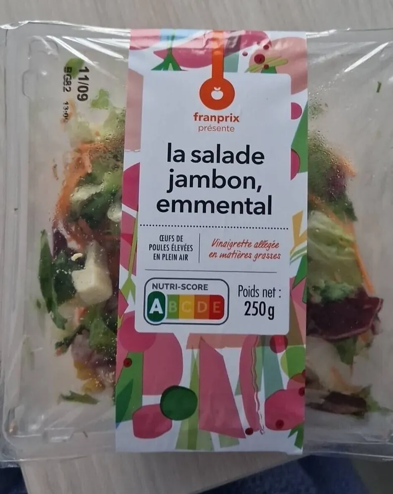 La salade jambon emmental
