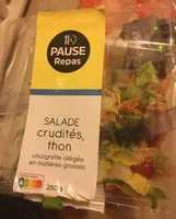 Salade crudité thon
