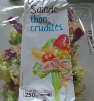 Salade thon, crudités