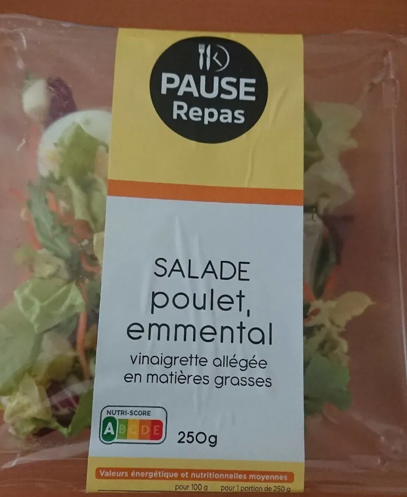 Salade poulet emmental