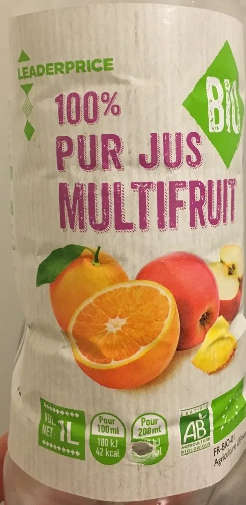 100% pur jus multifruit
