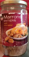 Marrons entiers cuits à la vapeur
