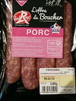 4 saucisses de porc