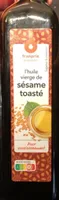 Huile vierge de sésame toasté
