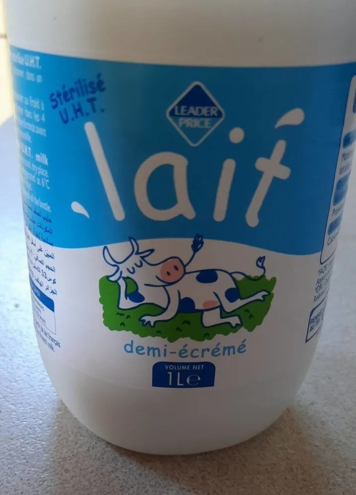 Lait demi écrémé