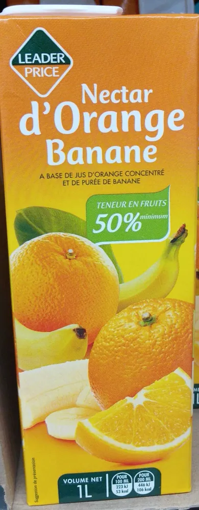 Nectar d'Orange Banane