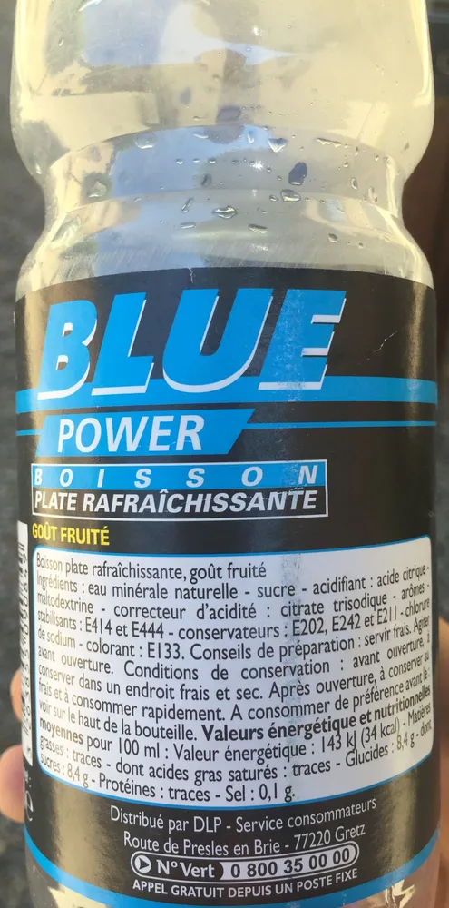 Boisson rafraichissante goût fruité