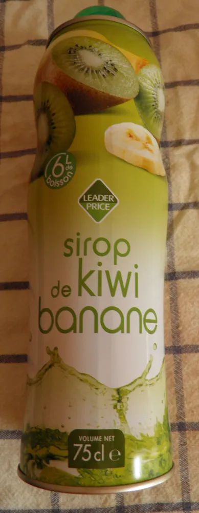 Sirop de kiwi banane Leader Price