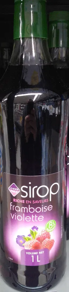 Sirop framboise violette