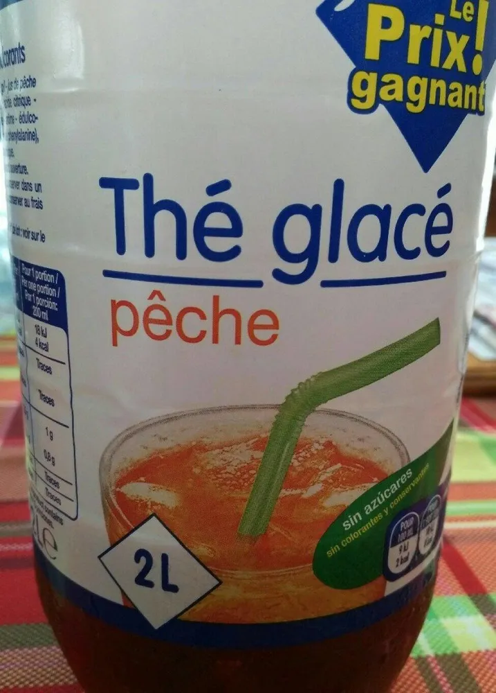Thé glacé pêche 2L