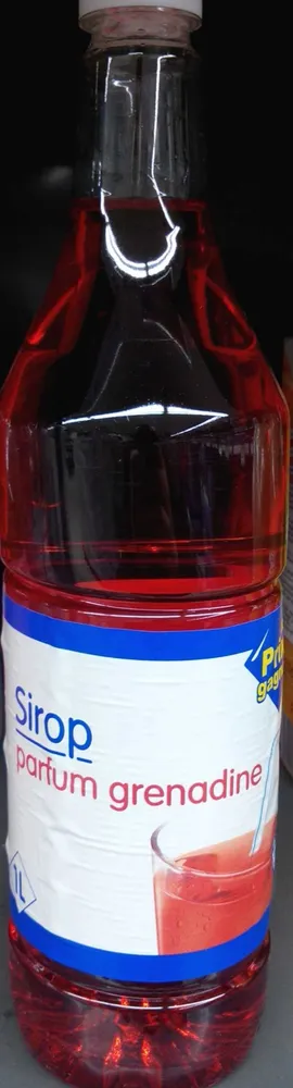 Sirop parfum grenadine