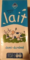 Lait demi-écrémé stérilisé UHT