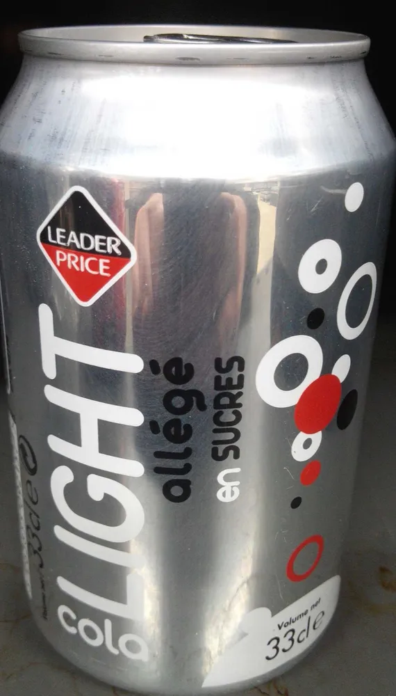 Cola light allégé en sucres