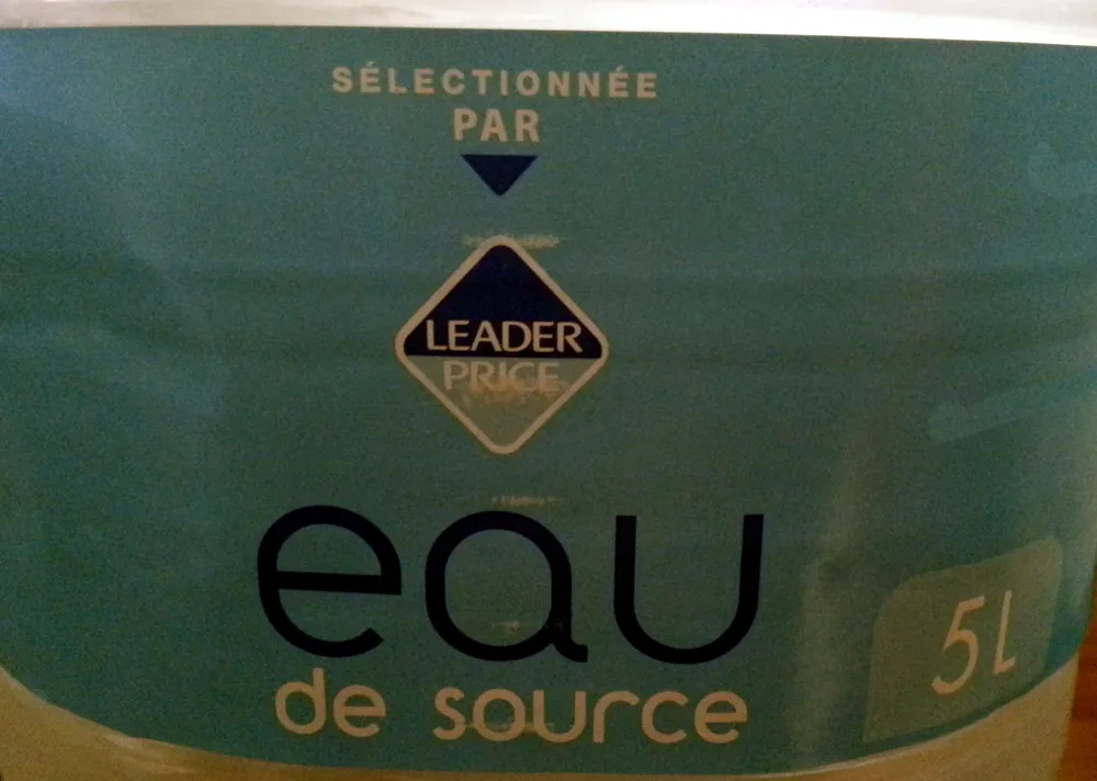 Eau de source