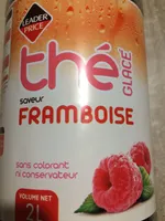 Thé glacé saveur framboise