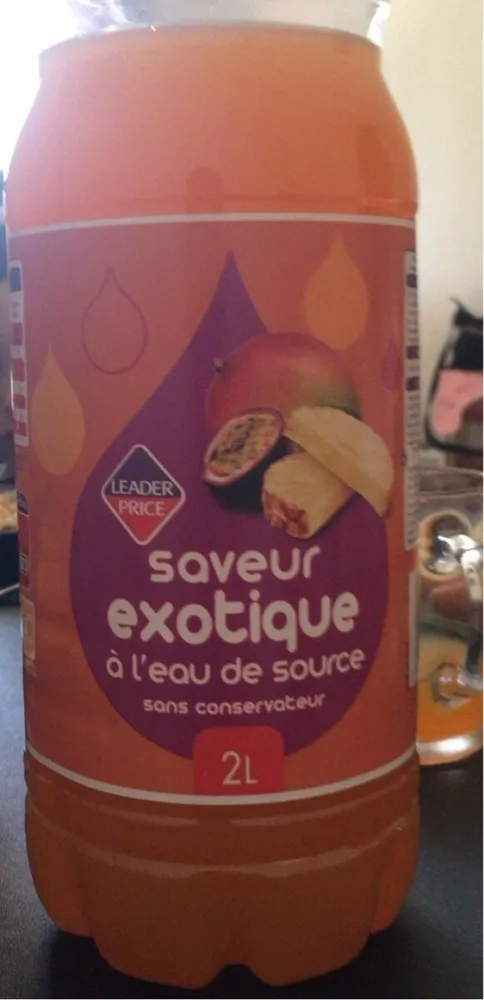 Saveur exotique à l’eau de source