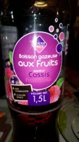 Boisson gazeuse aux fruit saveur cassis framboise
