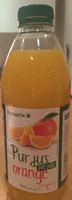 Pure jus orange avec pulpe