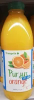 Pur jus orange sans pulpe 100% pur jus