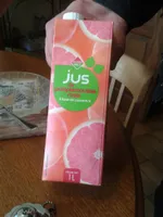Jus de pamplemousse rose
