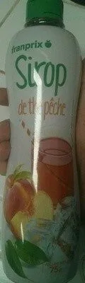 Sirop de thé pêche