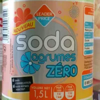 Soda agrumes zéro