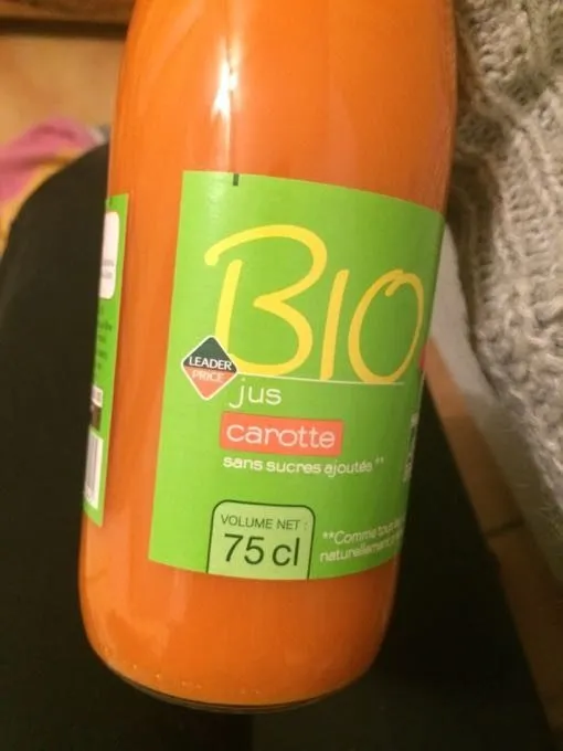 Jus De Carotte Bio