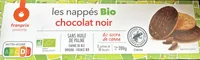 Sablé nappé chocolat noir bio