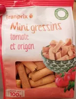 Mini gressins tomate et origan