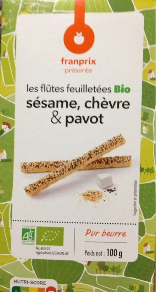 flutes feuillete bio