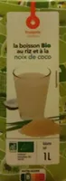La boisson Bio au riz et à la noix de coco