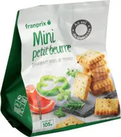 petits beurres salés poivron herbes de provence