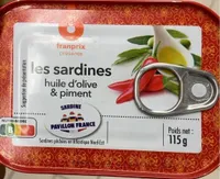Les sardines huile d’olive & piment