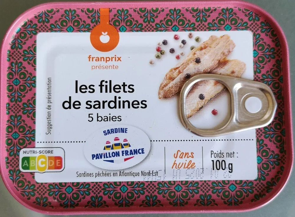 Les filets de sardines 5 baies